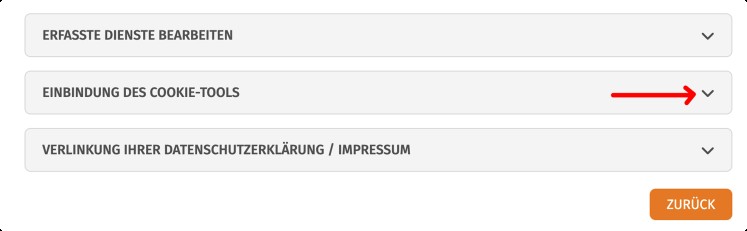 Cookie-Tool-1 Einbindung