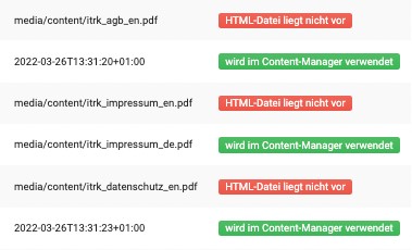 Einrichtung Schnittstelle - Gambio Shop - Rechtstexte werden im Content-Manager verwendet