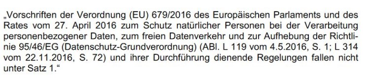 Gesetzesvorschlag zur Ergänzung von § 3a UWG