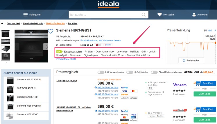 Preisvergleichsportal