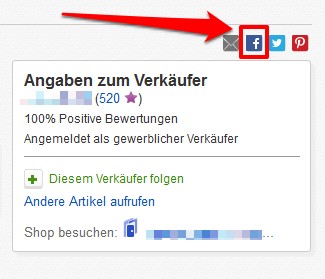 Social Plugin auf eBay