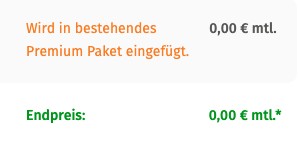 Upgrade-Center - Endpreis